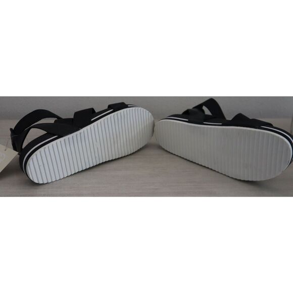 Daisy Fuentes DF215001 Women's Sz 9M Black Maya Open Toe Strappy Sandals - Picture 10 of 10